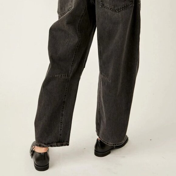 Free People We The Free Moxie Pull-On Barrel Jeans - Picture 5 of 15